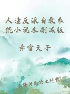 人渣反派自救系統小說未刪減版