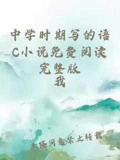 中學(xué)時期寫的語C小說免費閱讀完整版