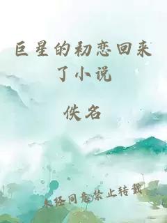 巨星的初戀回來了小說